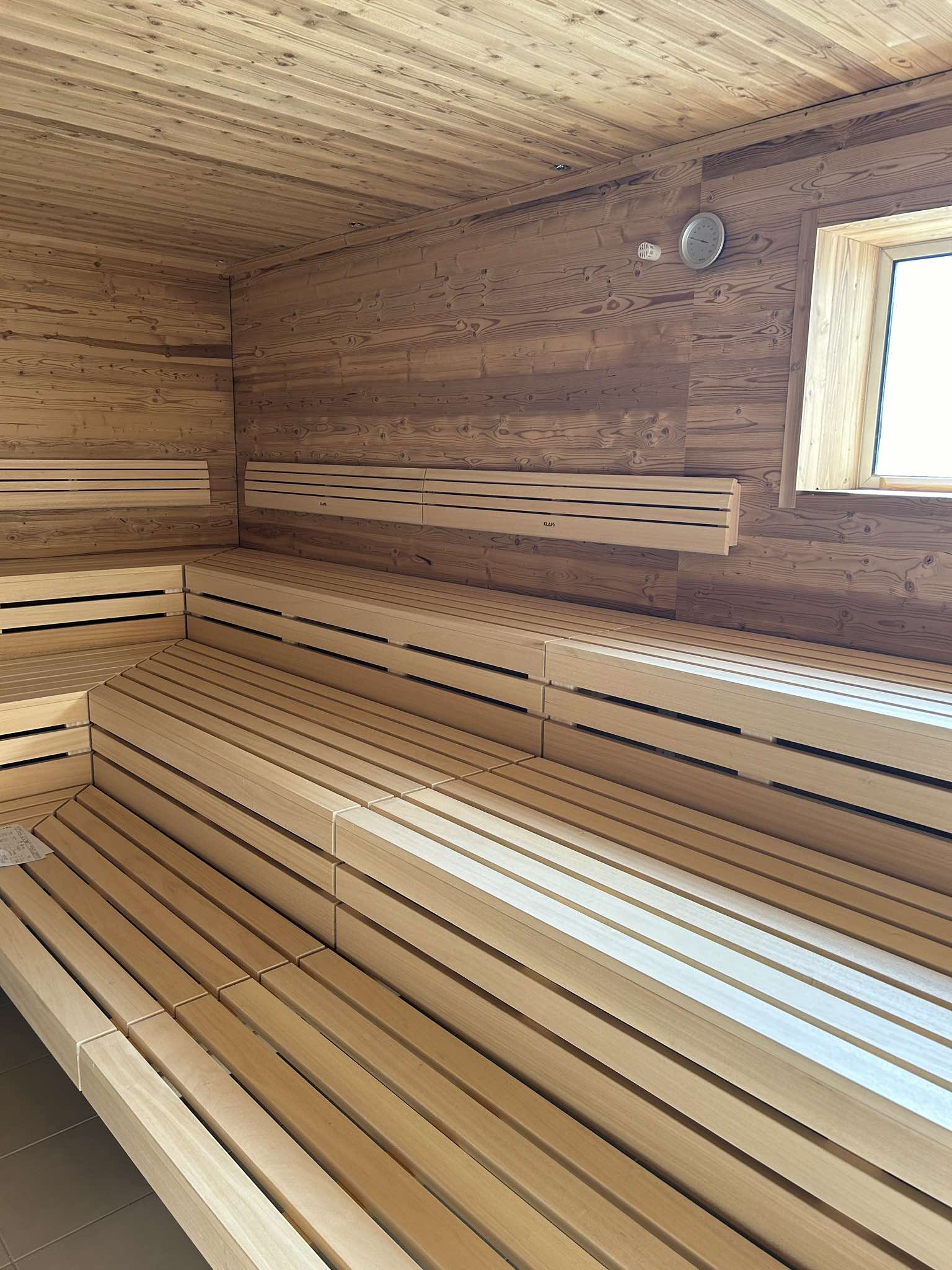 Sauna von innen